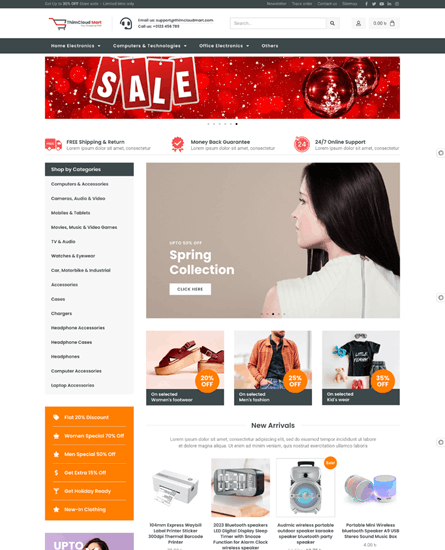 Daily Mart grocery e-commerce website